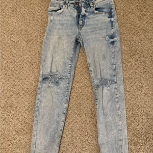 Art Class Distressed Light Blue Jeans